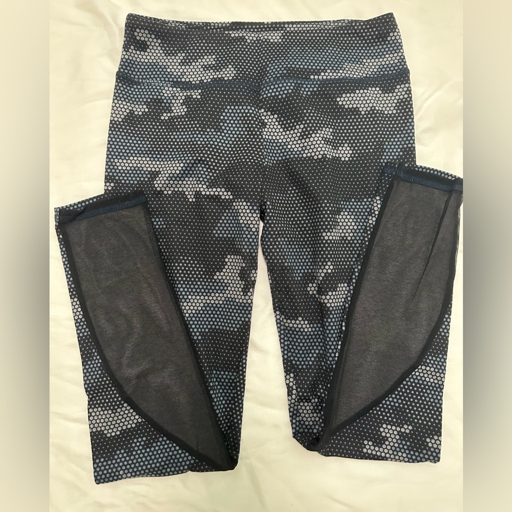 Jala Leggings, Blue Camo, Size M